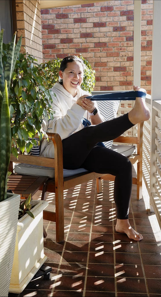 Hamstring Relief at Your Desk: Easy Strap Stretch for Tight Legs