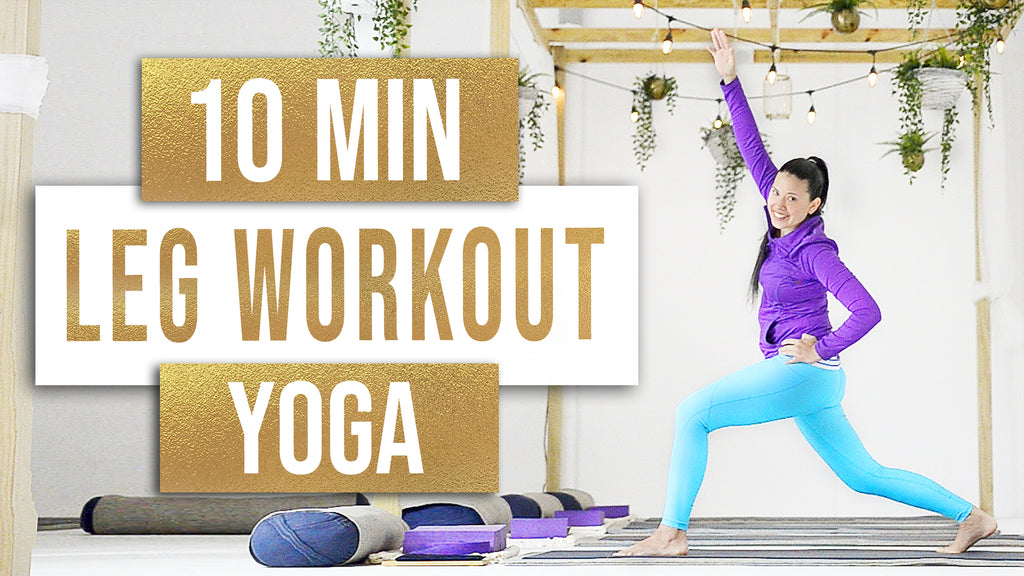 10 Min Yoga | Leg Workout - Butt, Thighs